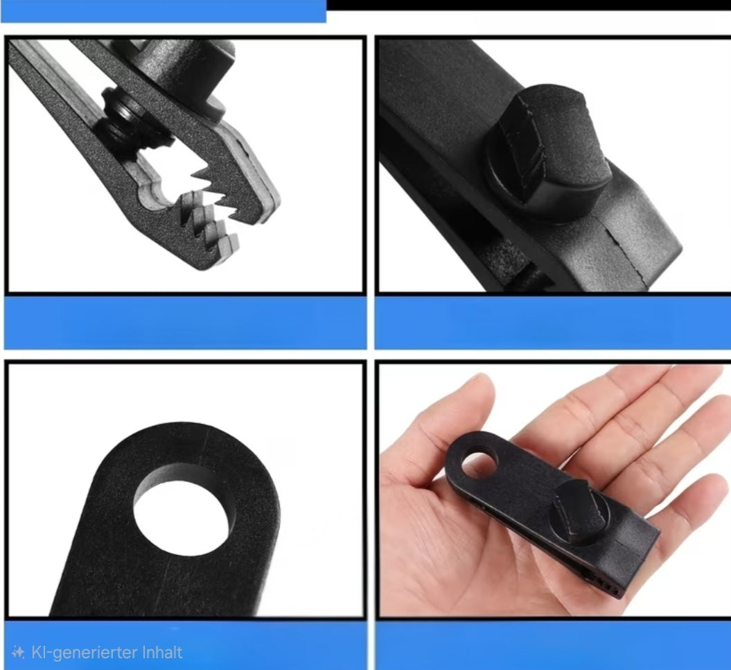 Zeltklammern Planen- und Zeltspanner perfekt für Camping und Outdoor - 10 Stück