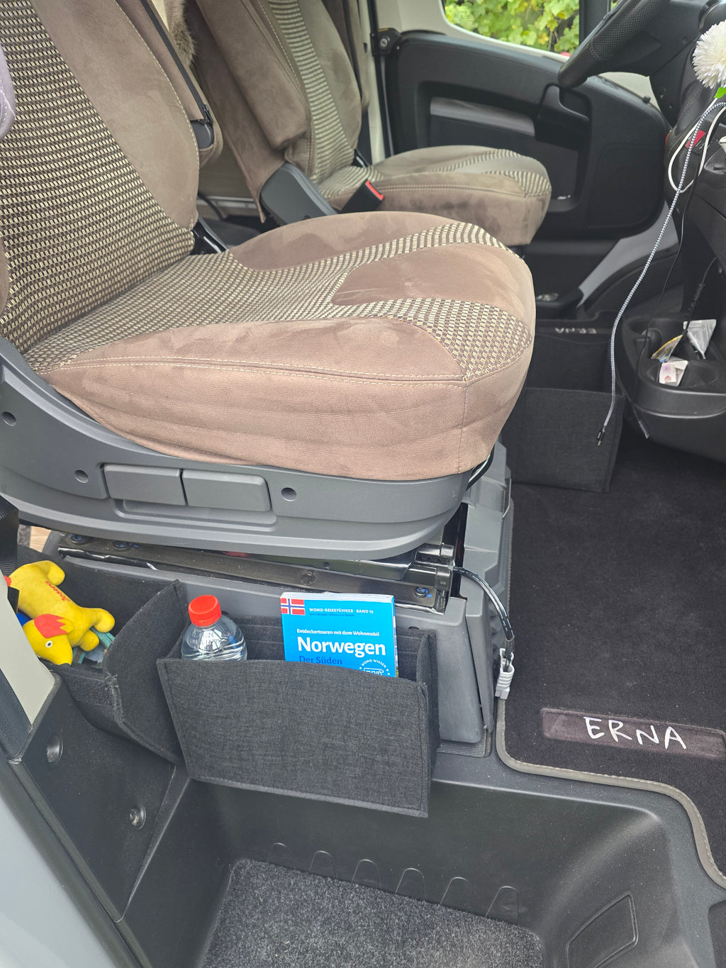 Stauraumtasche Filz Tasche für Beifahrersitz Wohnmobil / Kastenwagen