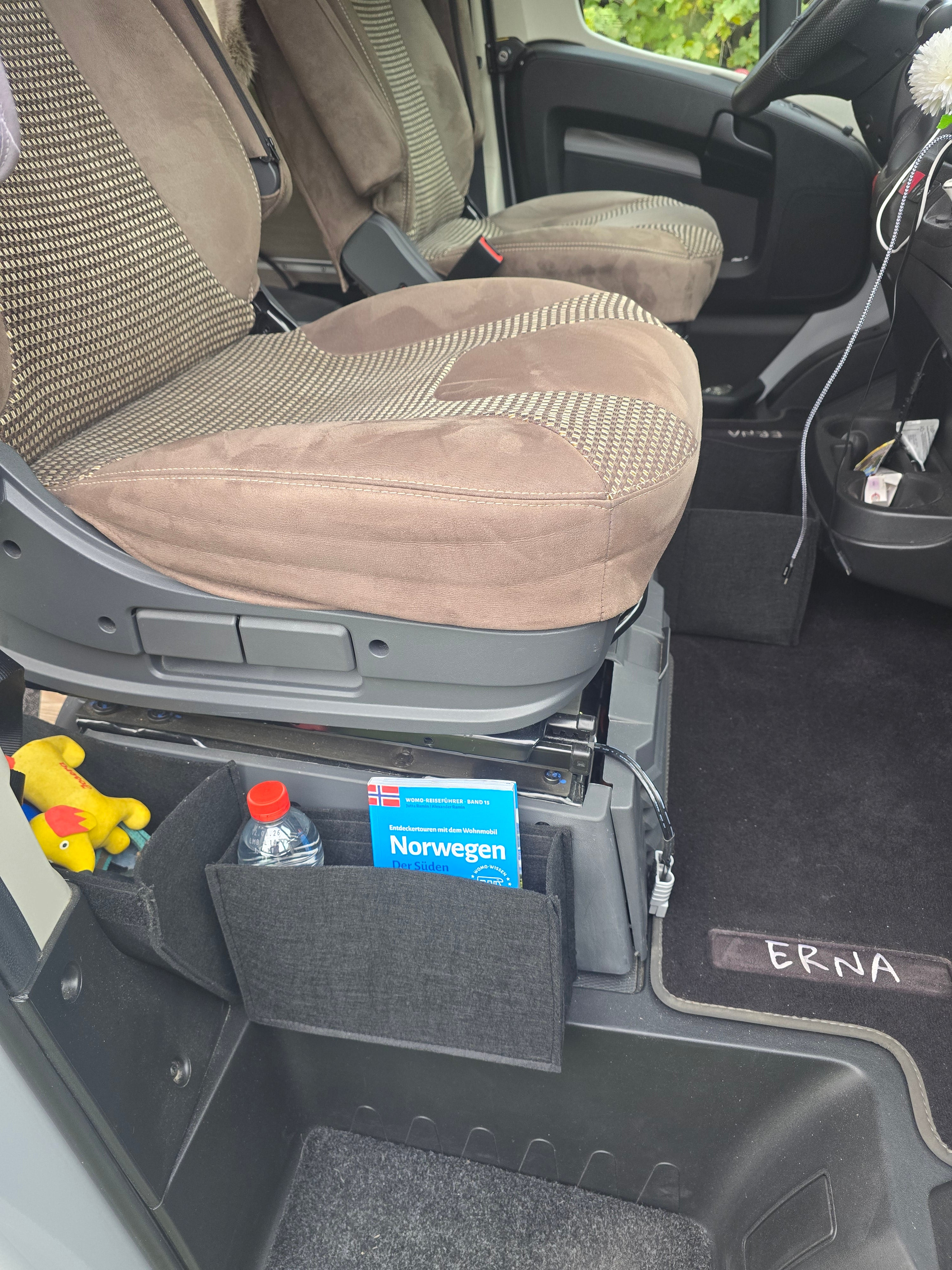 Stauraumtasche Filz Tasche für Beifahrersitz Wohnmobil / Kastenwagen