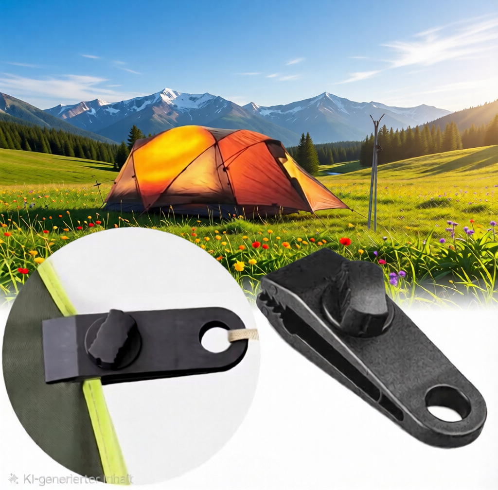 Zeltklammern Planen- und Zeltspanner perfekt für Camping und Outdoor - 10 Stück