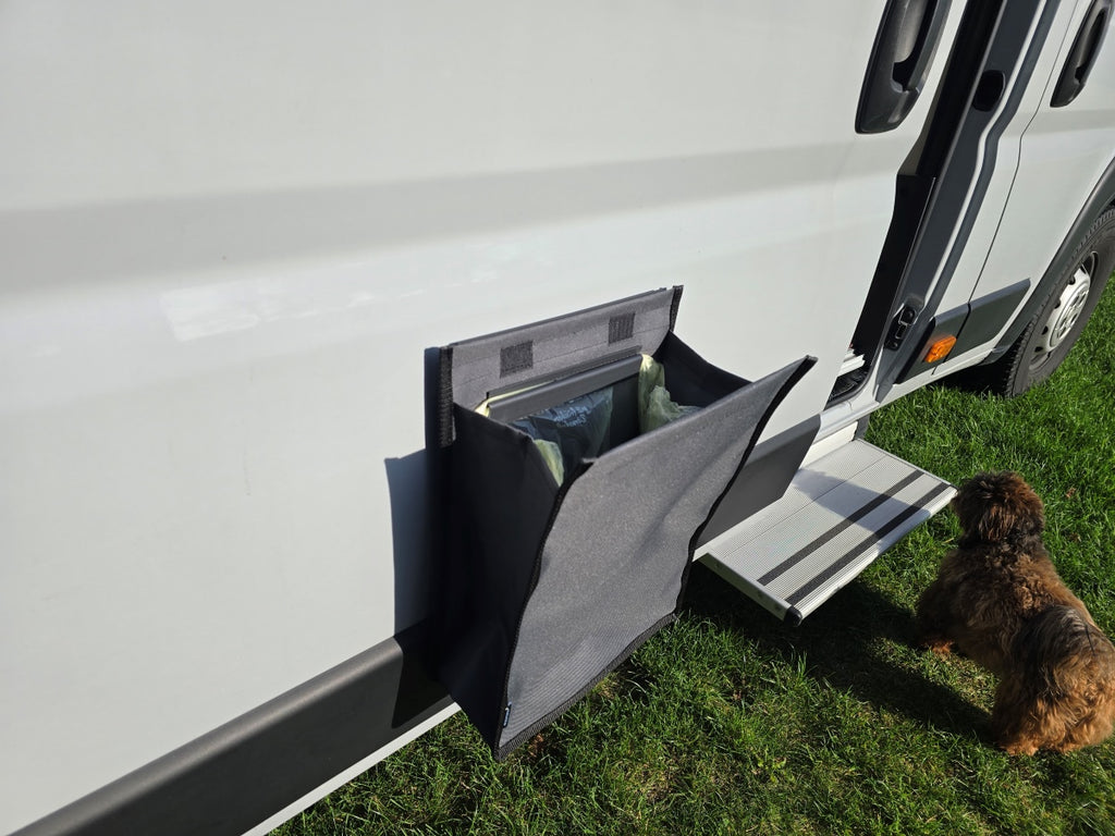 Abfalltasche Mülleimer "binybag" mit Magnethalter u/o Schrankhalter Wohnmobil Kastenwagen Camper