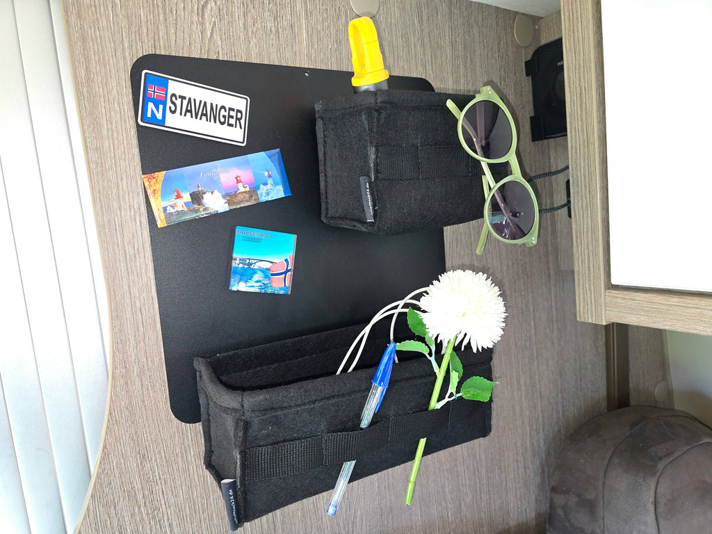 Magnetische Filz Stauraumtasche Tasche für Wohnmobil / Kastenwagen / Wohnwagen