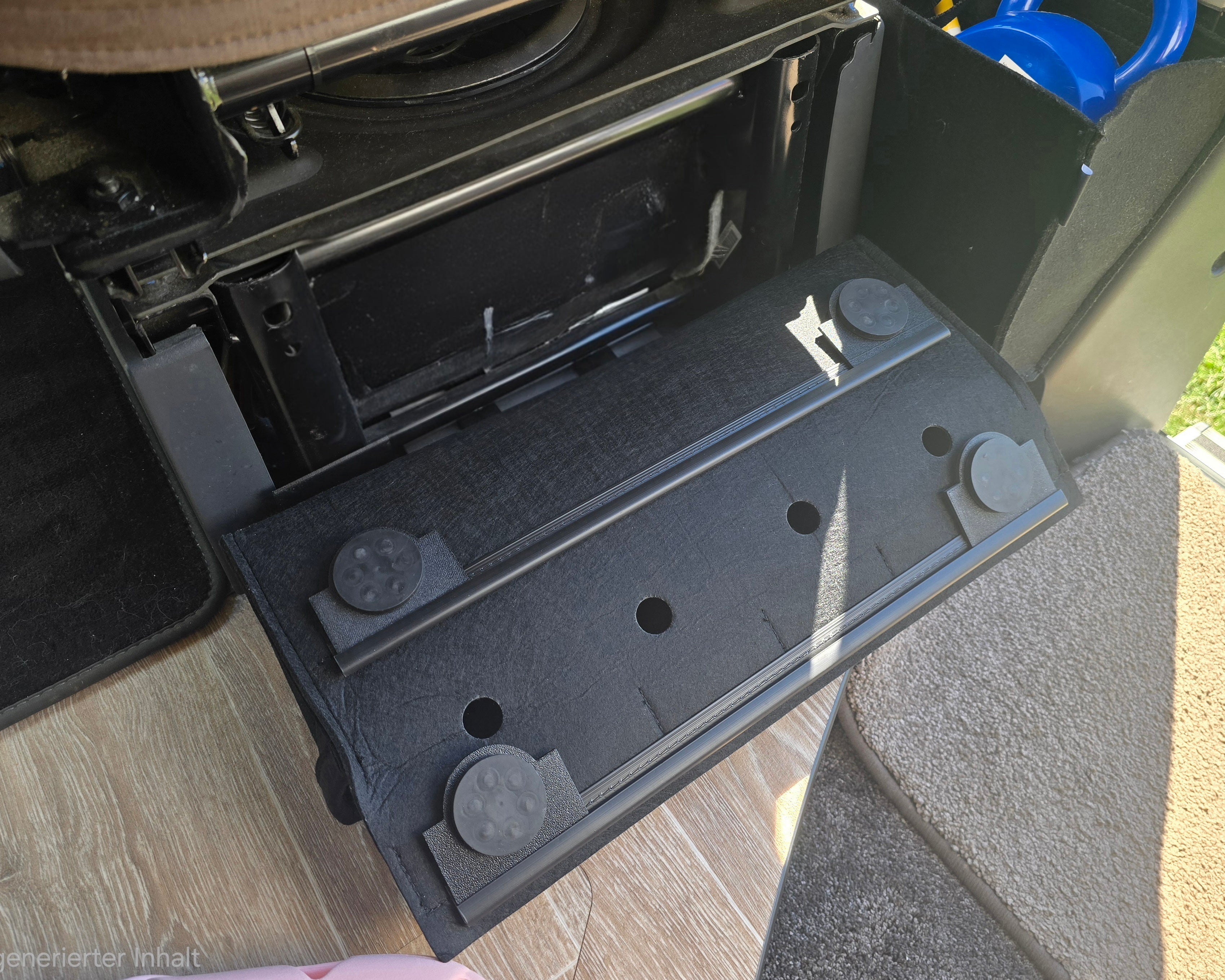 Ordnung im Ducato – Stauraumtasche für die Sitzkonsole