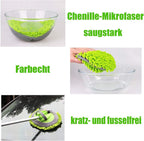 Waschbürste mit langem Griff- Ideal fürs Wohnmobil- Waschhandschuh