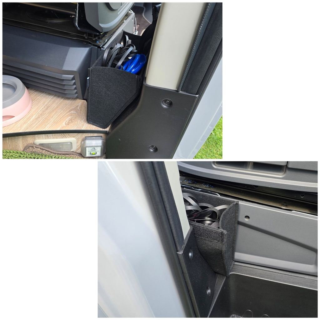 Filz Stauraumtasche XL (30cm) Tasche für B-Säule Kastenwagen / Wohnmobil