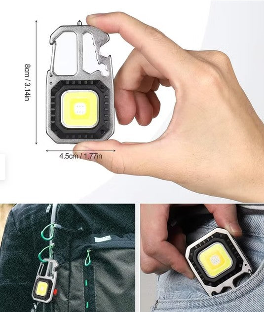Multifunktionstool, Gadget, Taschenlampe, Werkzeug für Camping und Alltag