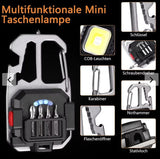 Multifunktionstool, Gadget, Taschenlampe, Werkzeug für Camping und Alltag
