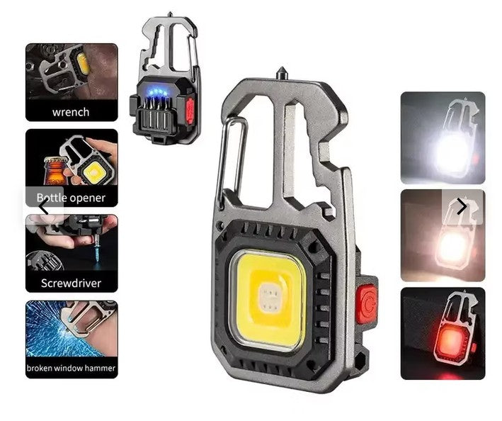 Multifunktionstool, Gadget, Taschenlampe, Werkzeug für Camping und Alltag