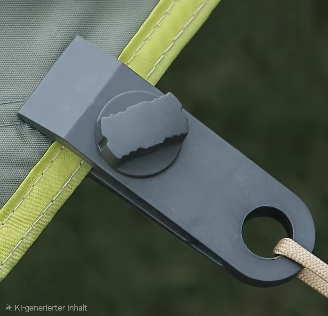 Zeltklammern Planen- und Zeltspanner perfekt für Camping und Outdoor - 10 Stück