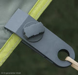 Zeltklammern Planen- und Zeltspanner perfekt für Camping und Outdoor - 10 Stück