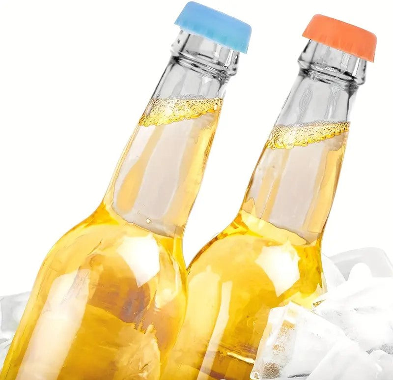 6 Stück Flaschenverschluss Wasser Bier Saver Wiederverwendbare Kappe für Flaschen / Silikon