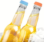 6 Stück Flaschenverschluss Wasser Bier Saver Wiederverwendbare Kappe für Flaschen / Silikon