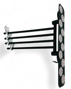 Magnetischer 4-armiger Handtuchhalter inkl. Haftgrund für Innen und Außen - by Styyl