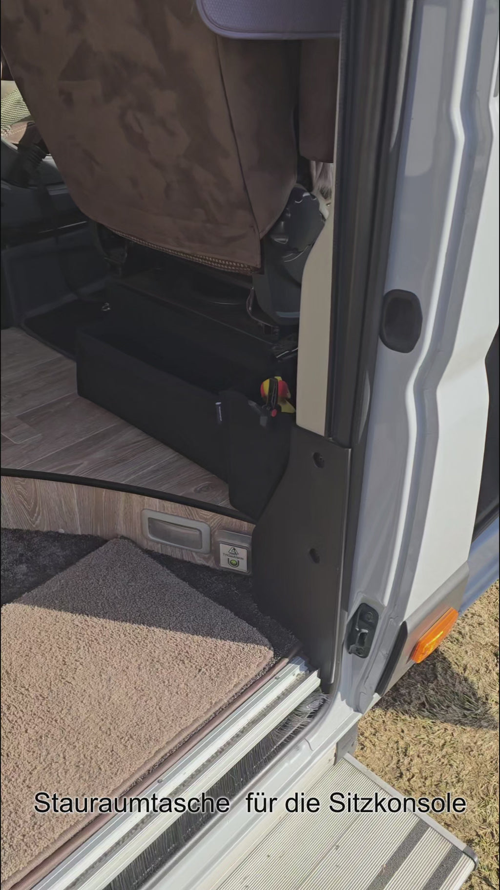 FILZ Stauraumtasche für die Sitzkonsole mit Magnethalter Wohnmobil / Kastenwagen
